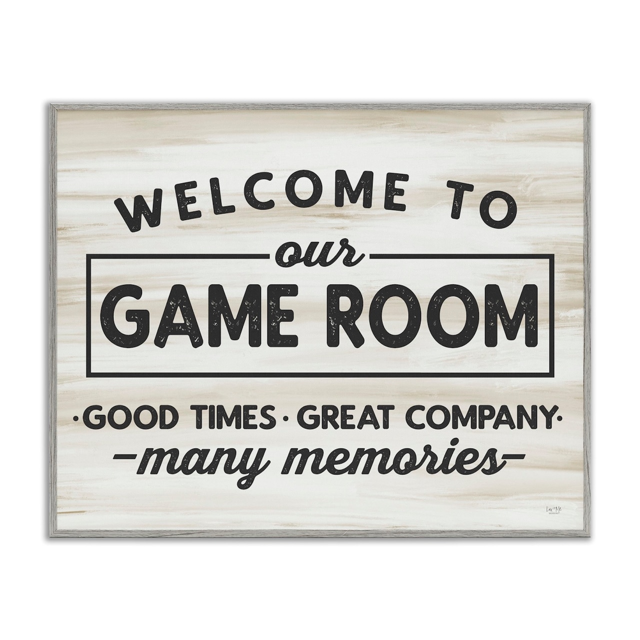 Stupell Industries Welcome To Game Room Framed Giclee Art